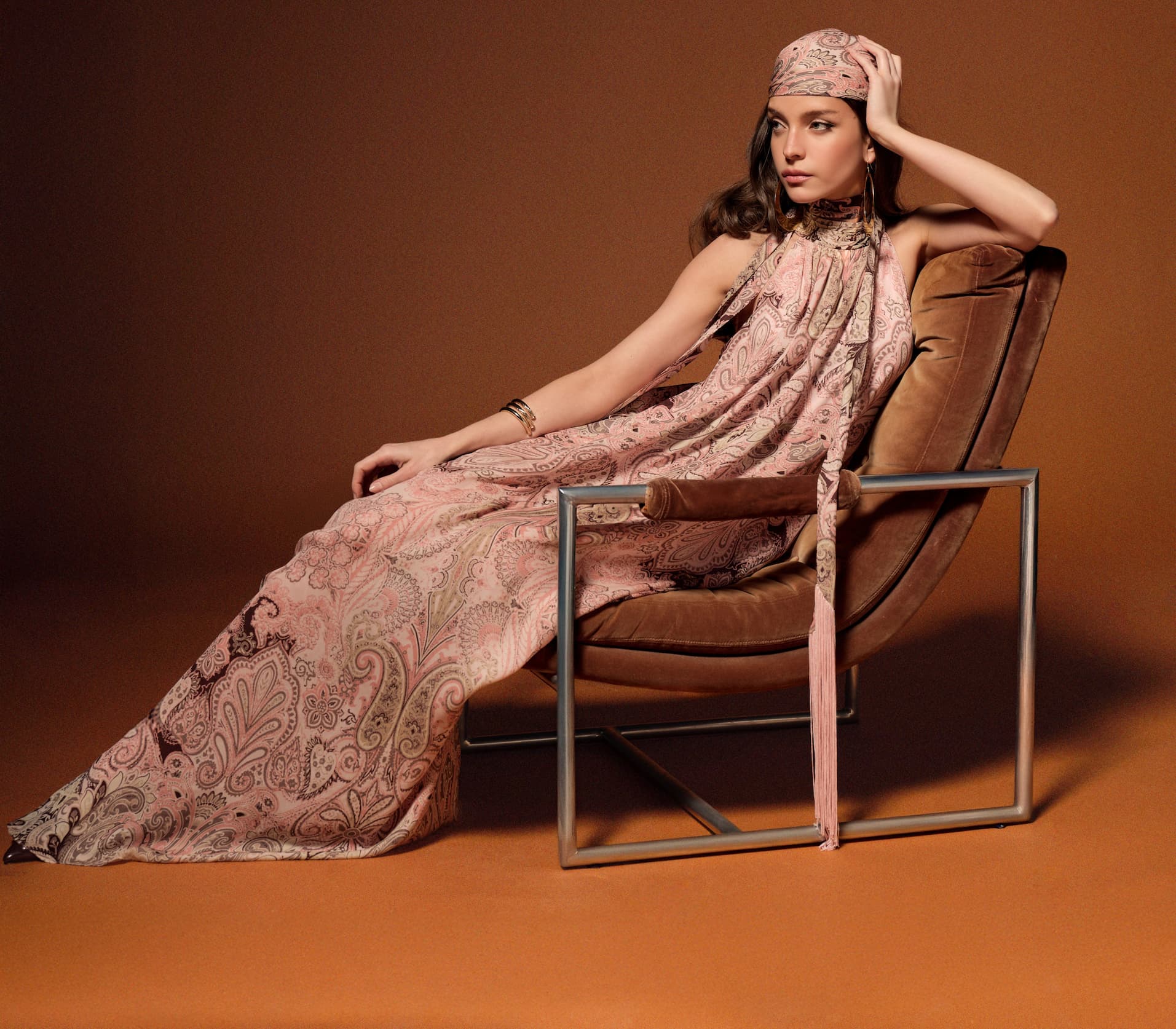 ANNIE SILK MAXI DRESS