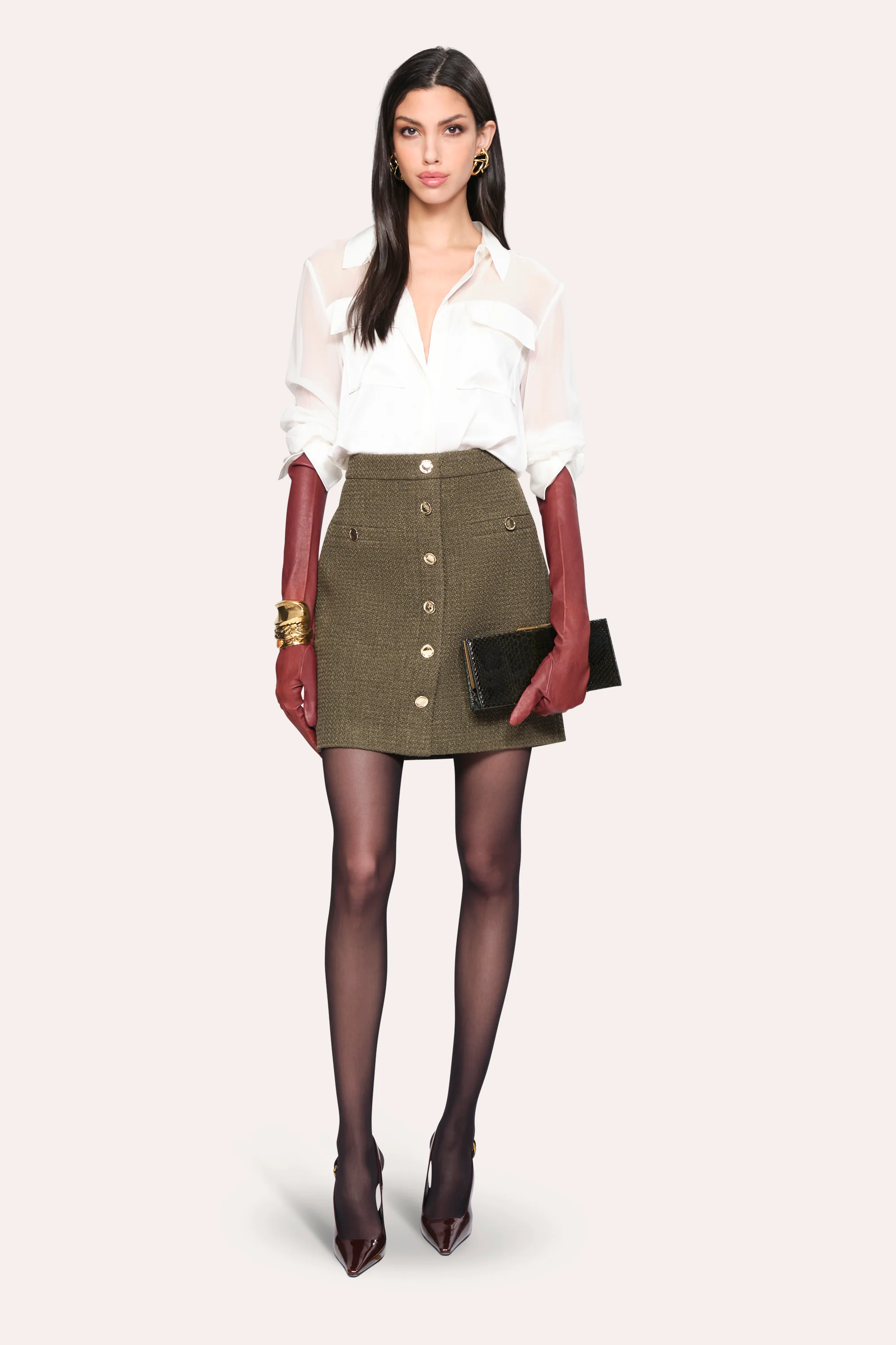 Image of Ella Tweed Skirt