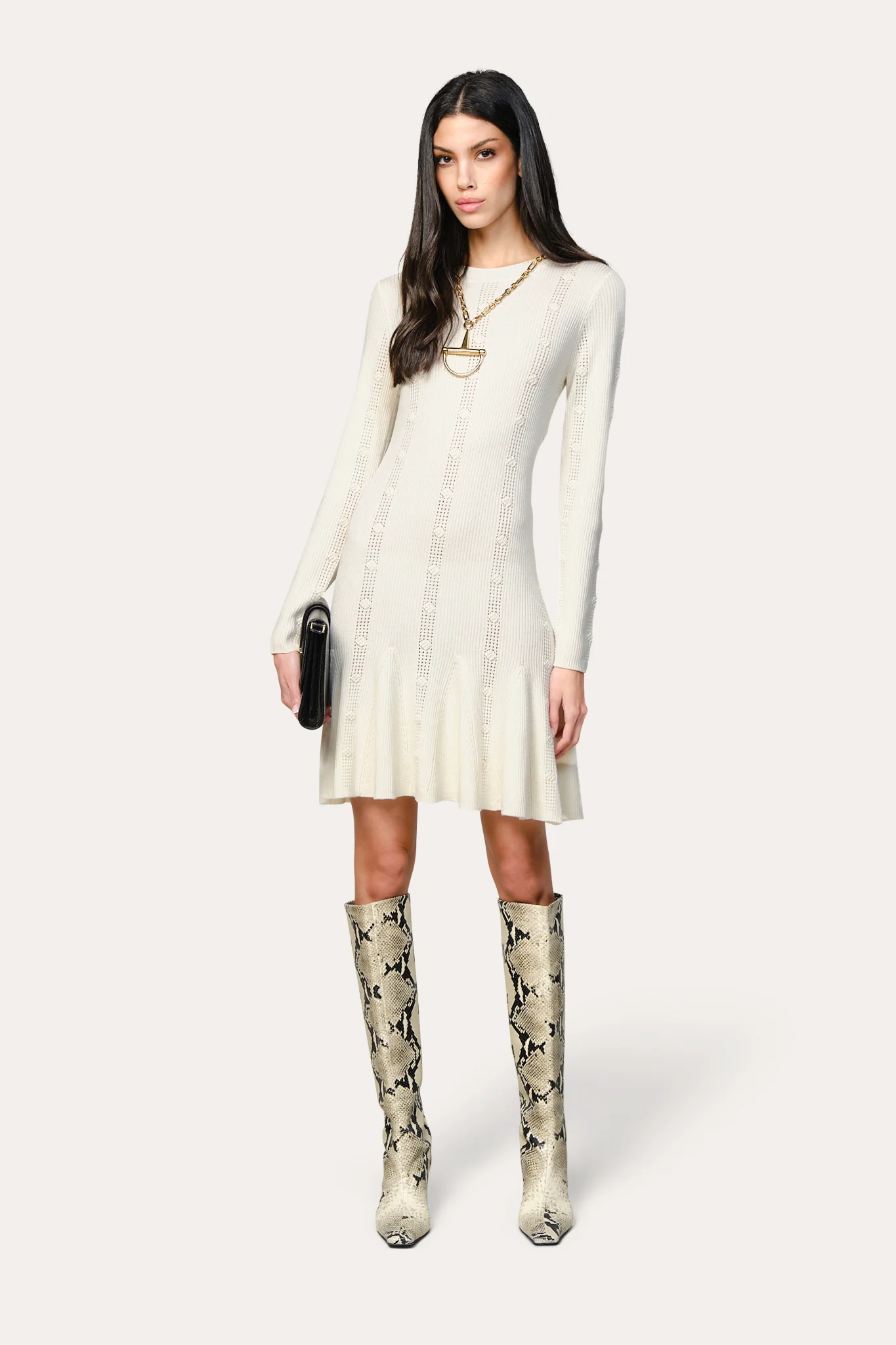 Image of Silk Knitted Dress