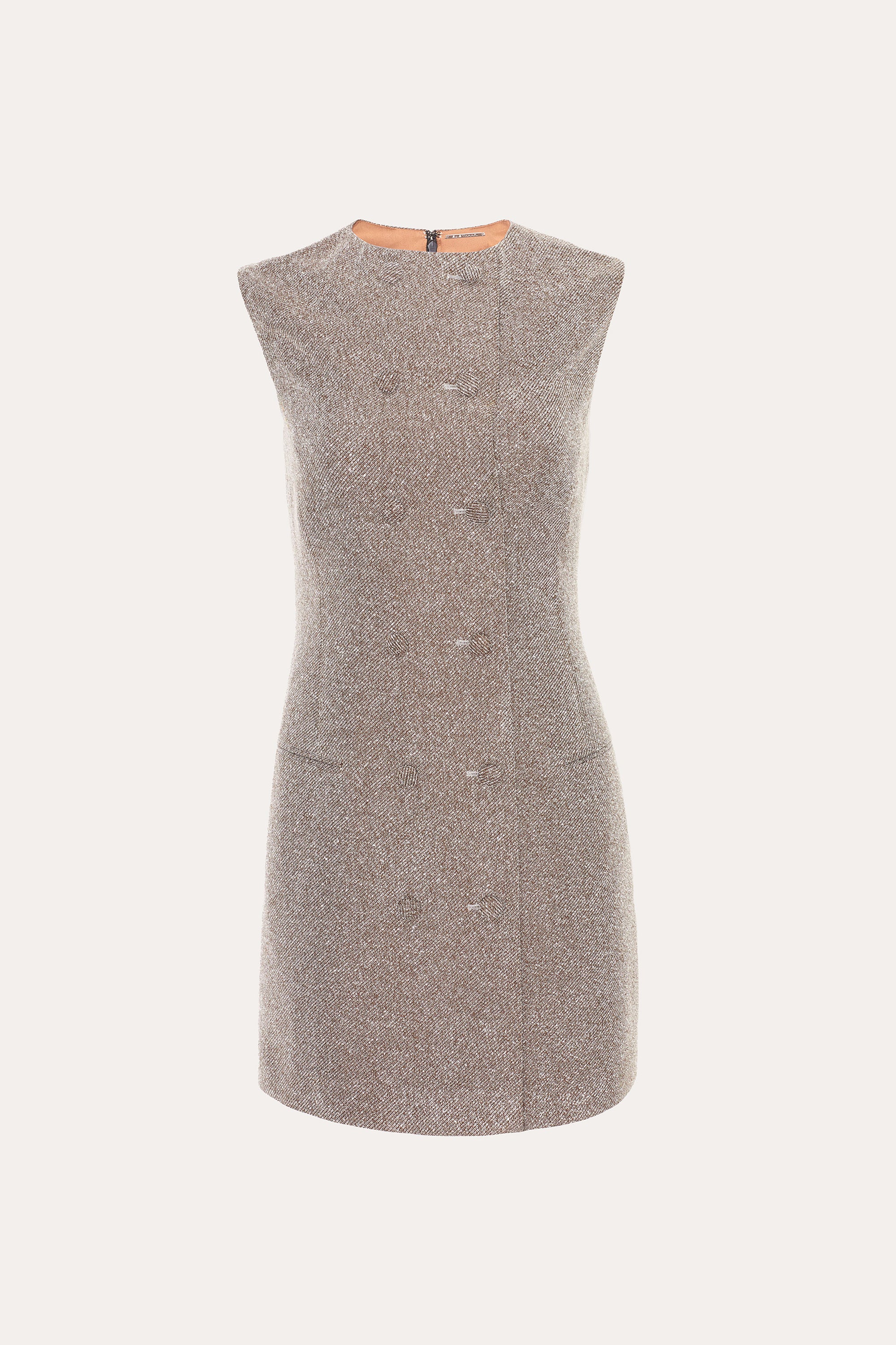 Image of Cécile Bouclé Button Dress