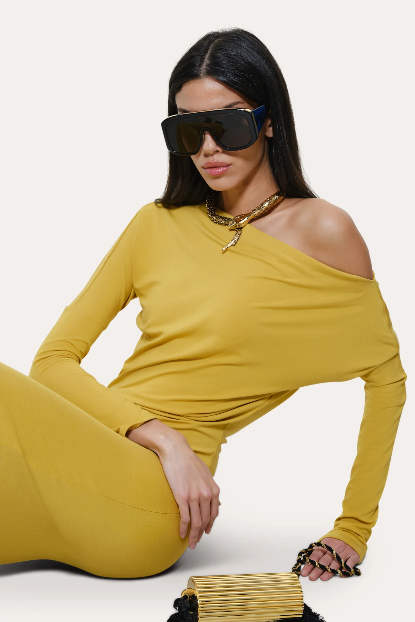 Image of Maia Off-Shoulder Maxi Dress