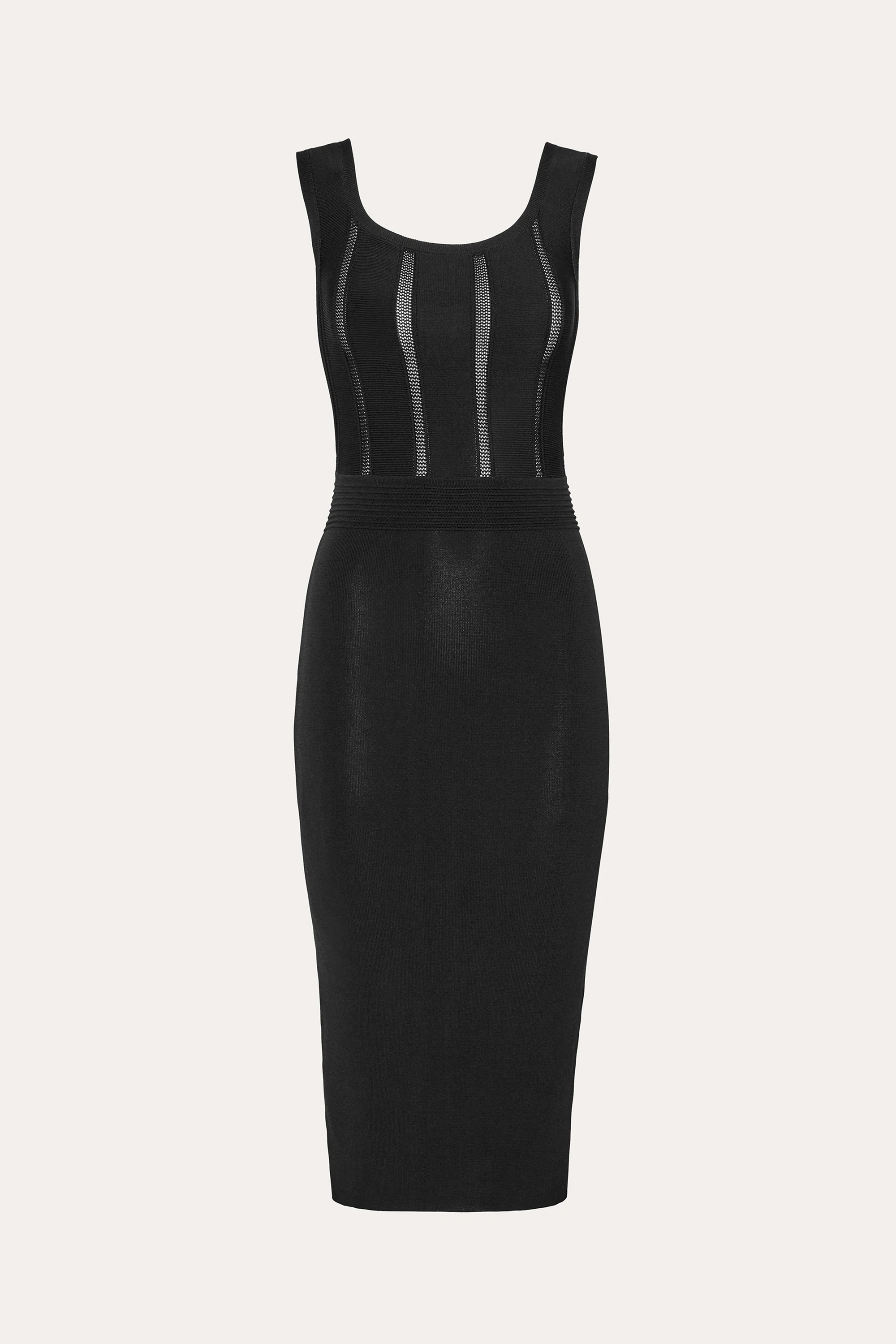 Image of Sylvie Milano Pointelle Midi Dress