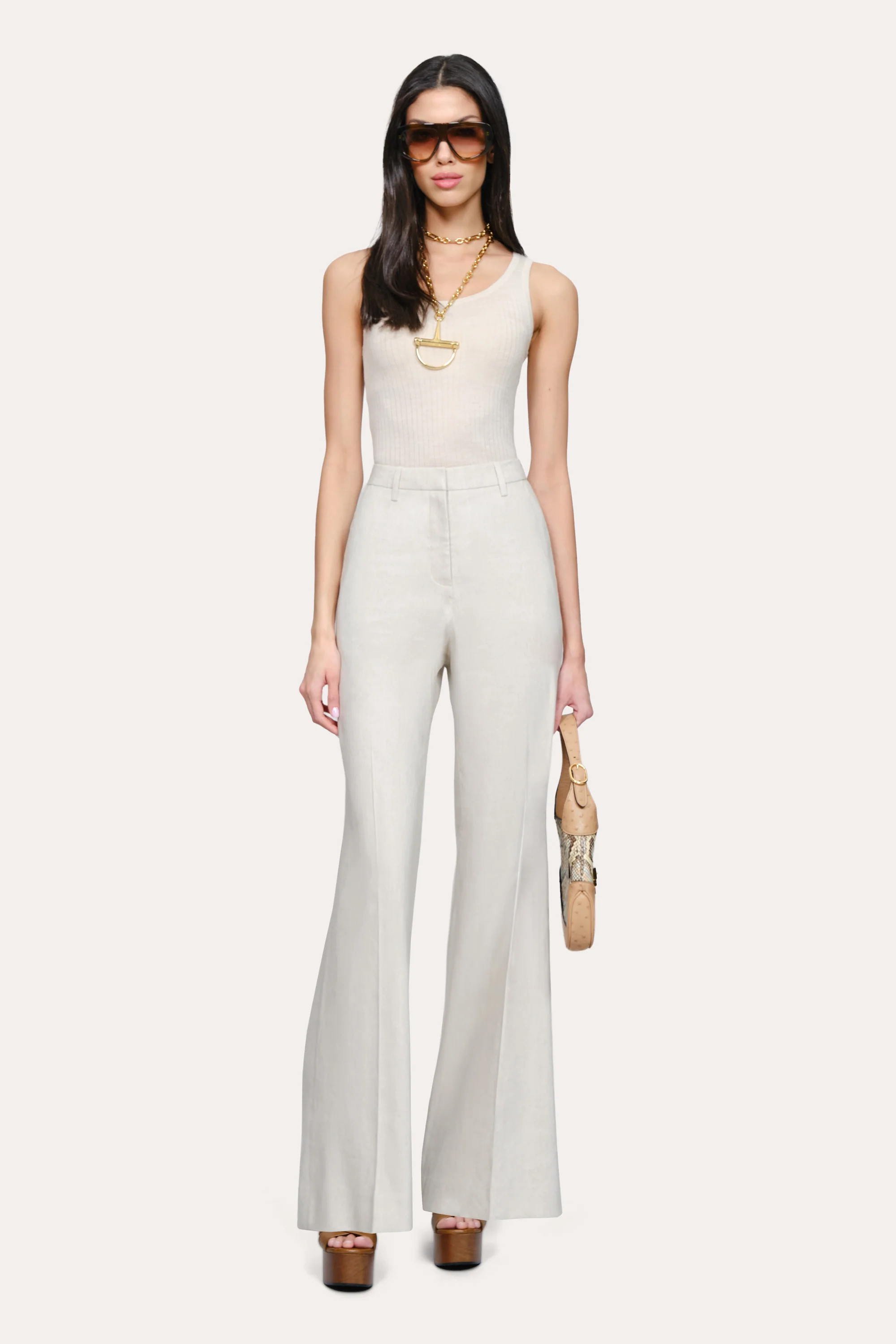 Image of Solenne Linen Pant