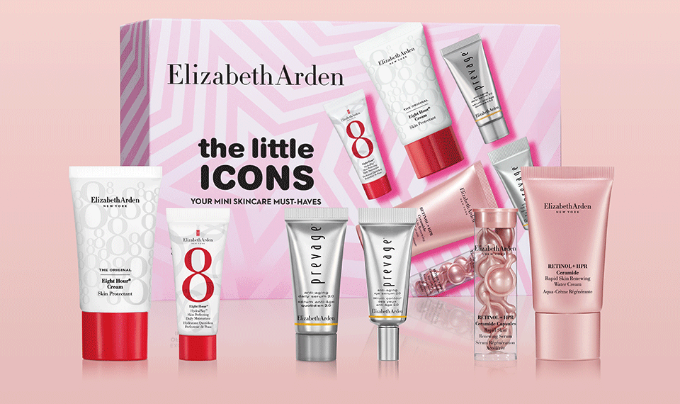 The Little Icons Sampler 6-Piece Set | Discover the best in beauty, featuring six skincare essentials, perfectly sized to try