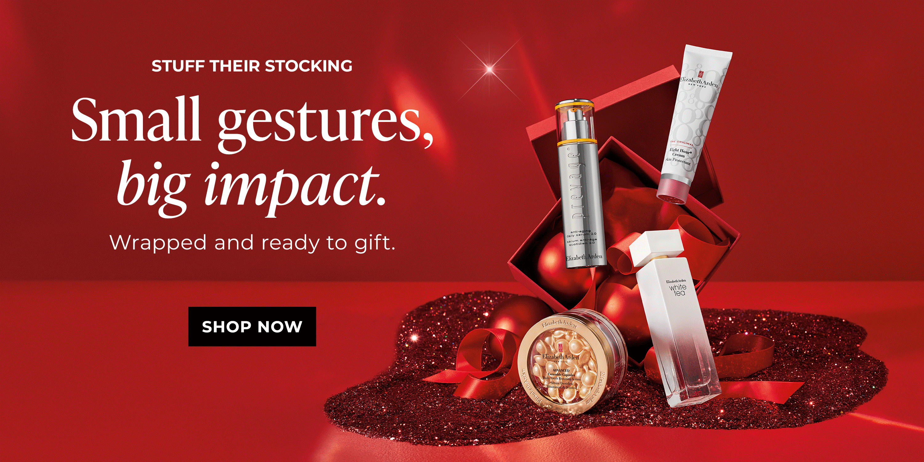 Stuff their stocking Small gesture, big impact.  Wrapped and ready to gift.  SHOP NOW