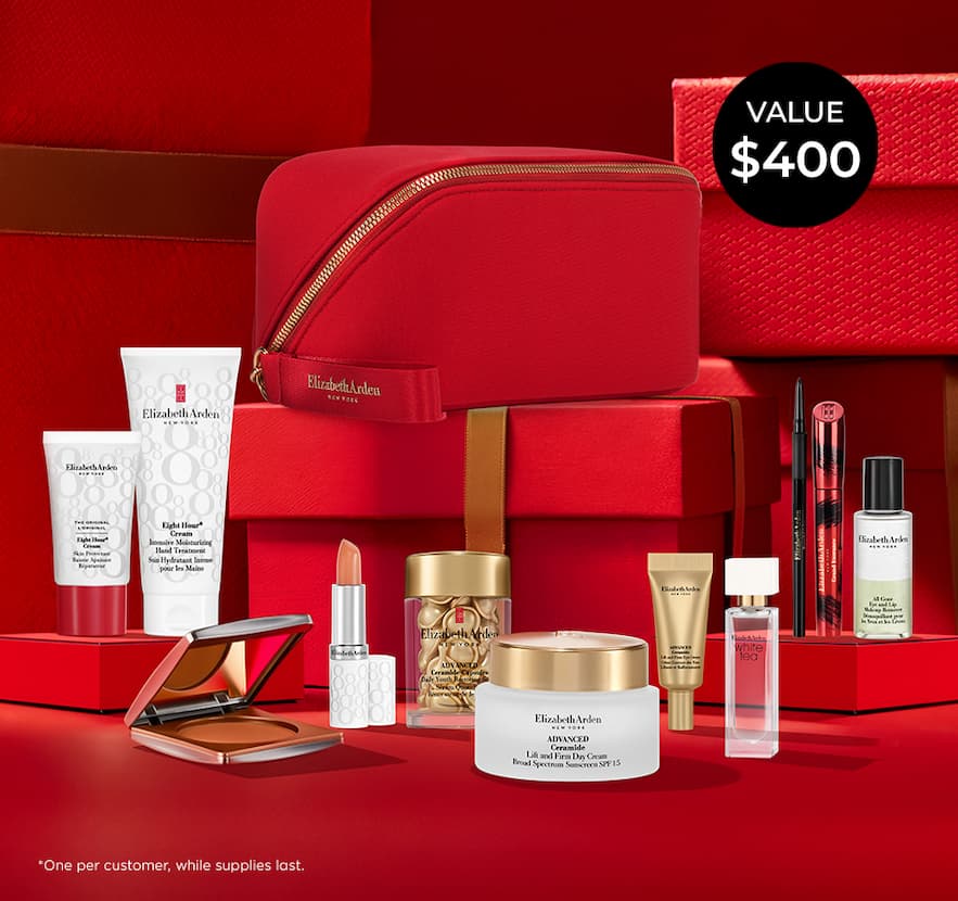 Value $400 | *One per customer. while supplies last.