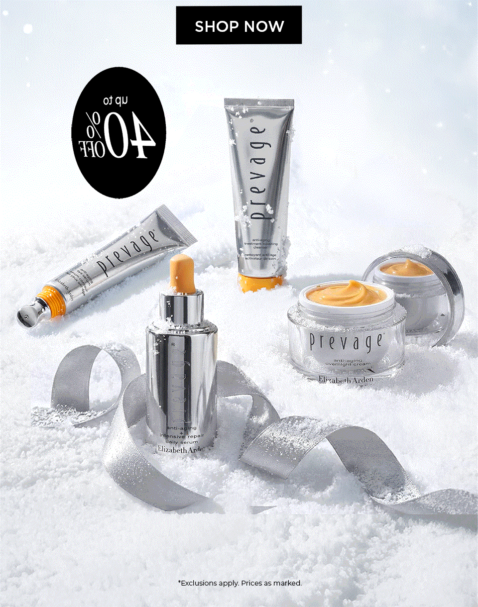 up to 40% OFF | SHOP NOW | *Exclusions apply. Prices as marked.
