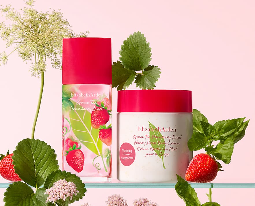 Green Tea Strawberry Basil