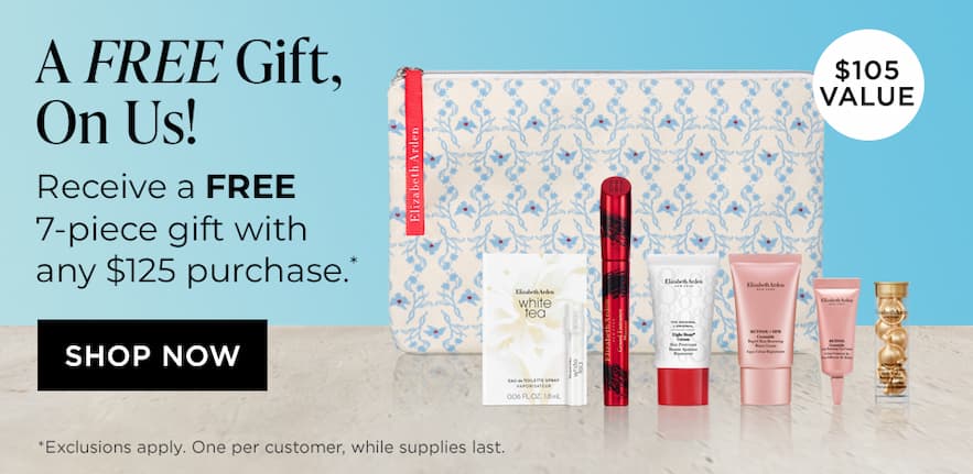 A Free Gift On Us! Receive a FREE 7-piece gift with any $125 purchase*