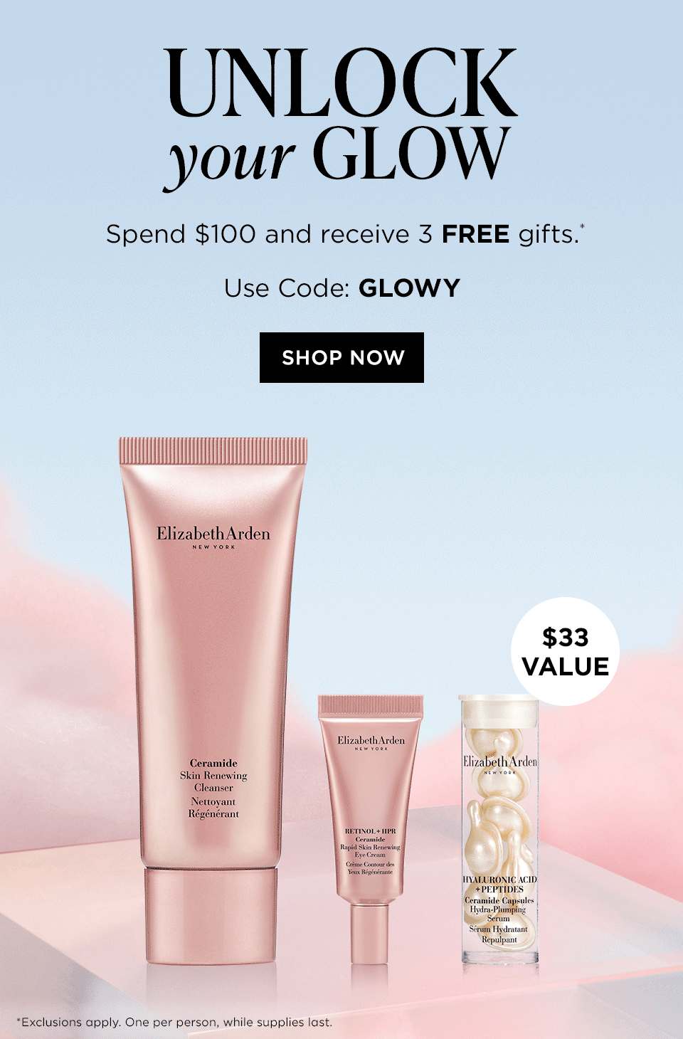 Elizabeth Arden Summer Skin Event Products
