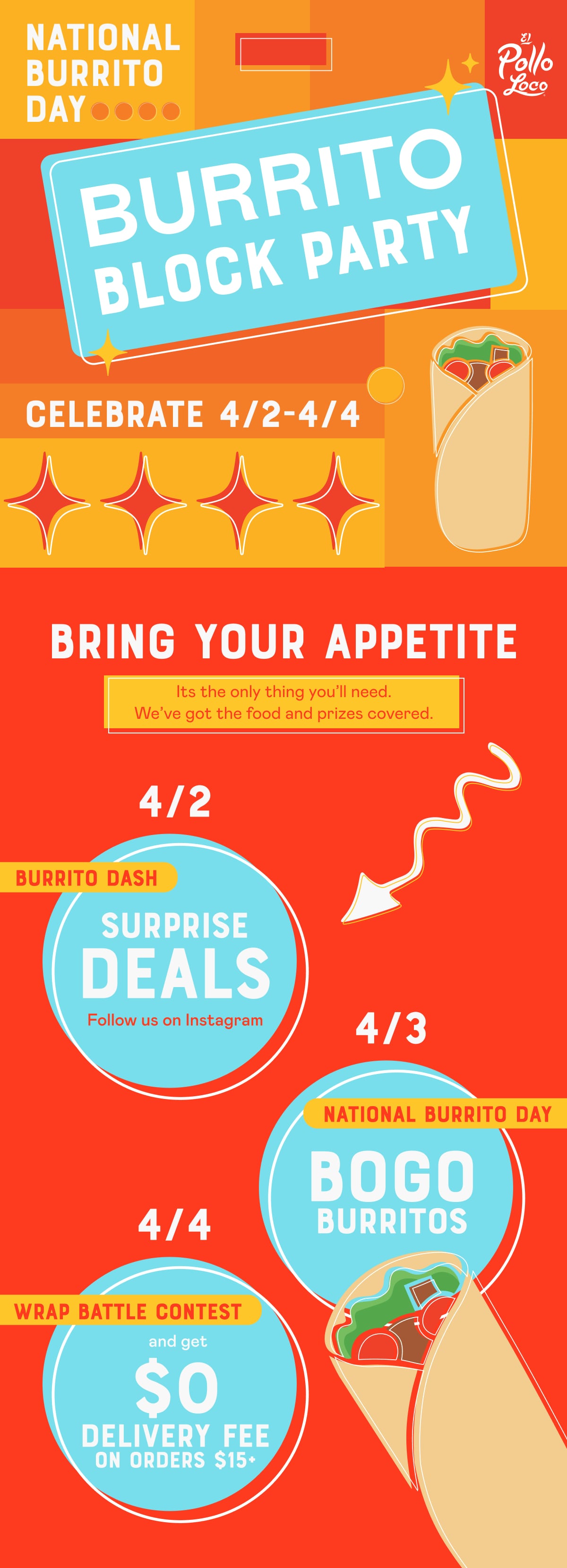 Burrito Block Party - 4/2 - 4/4