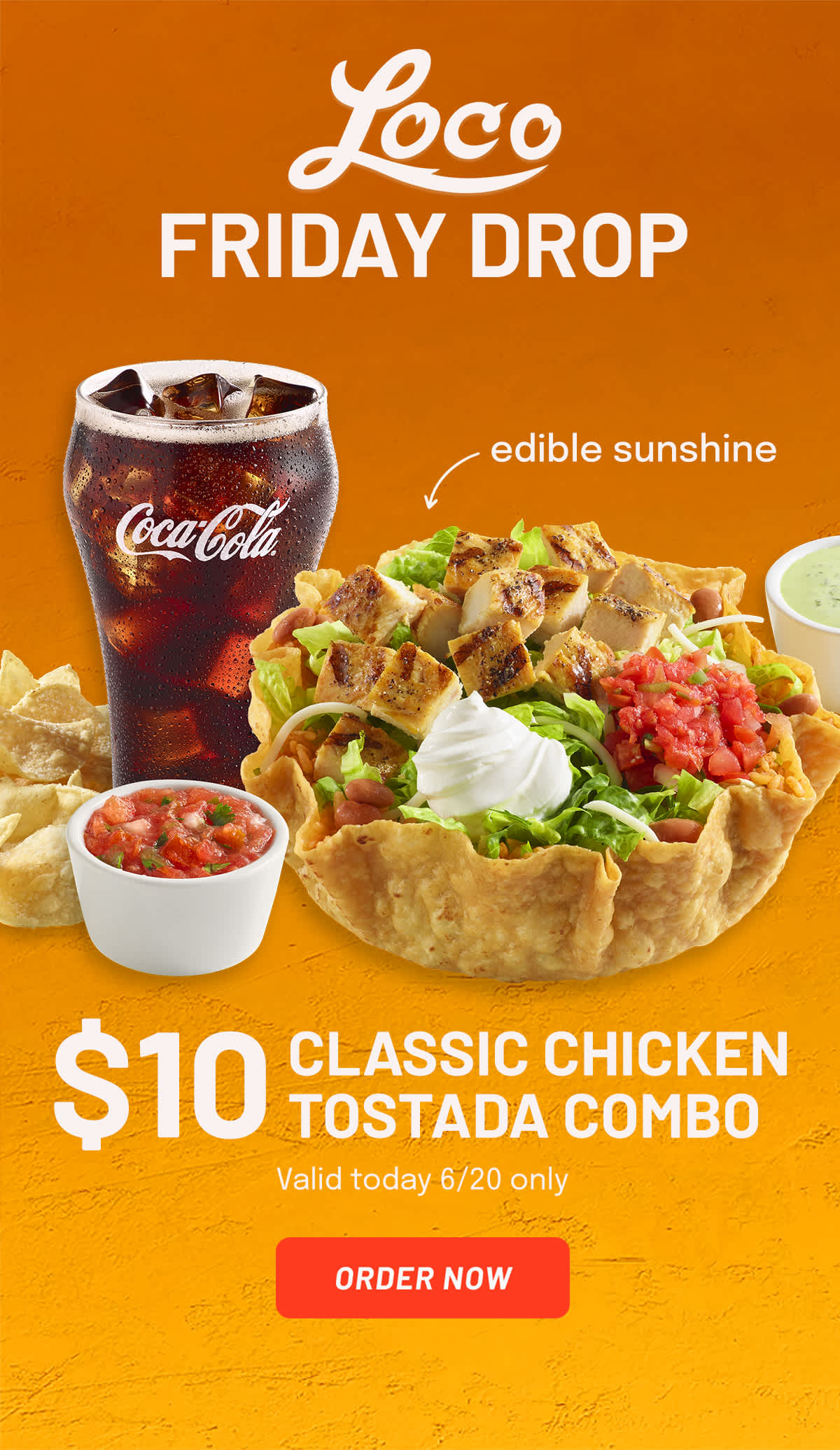 $10 Classic Tostada Combo