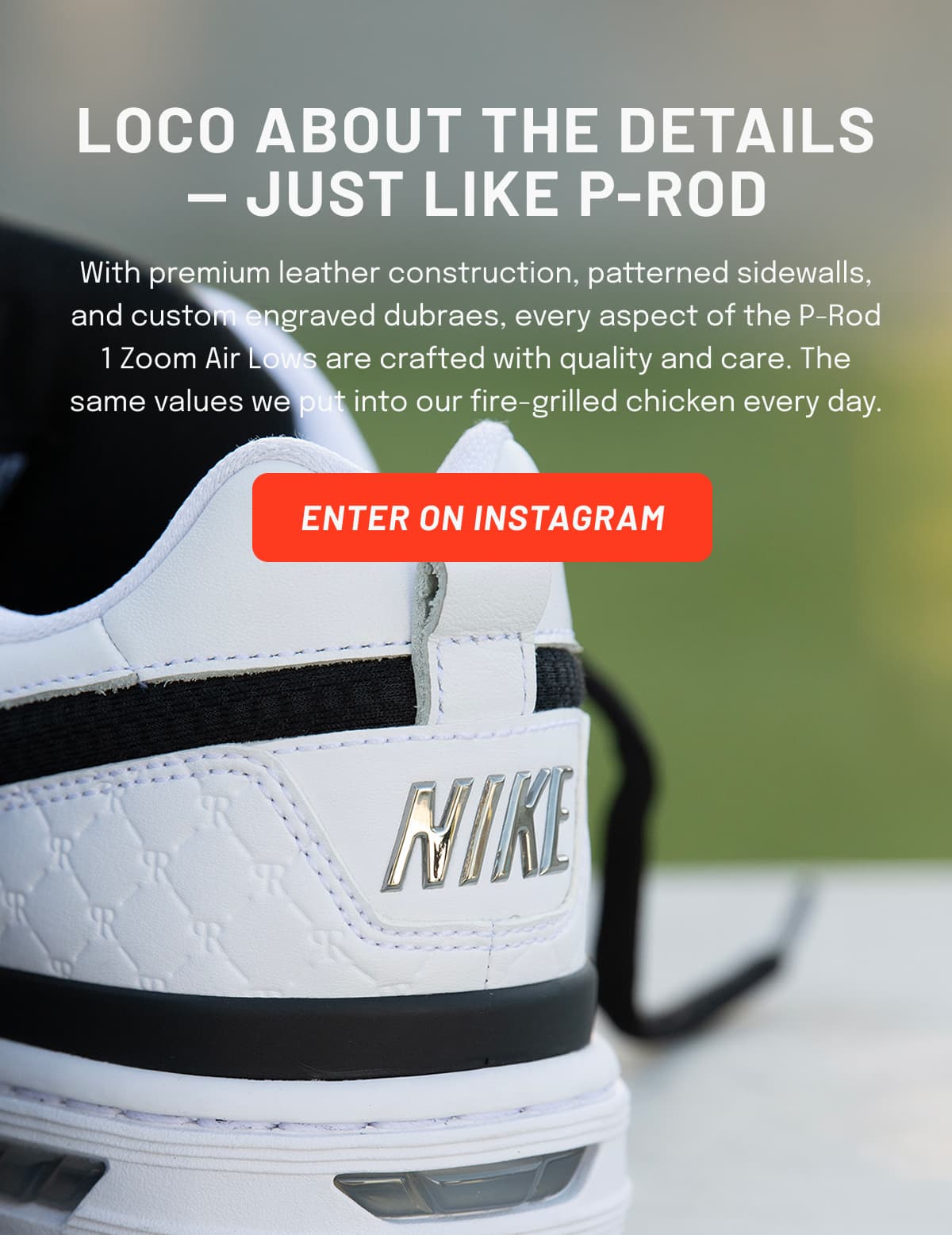 Loco About the Details — Just Like P-Rod - Enter on our Instagram