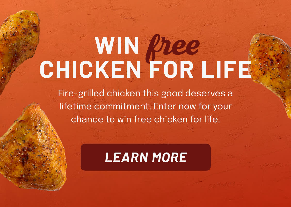Win free chicken for life!