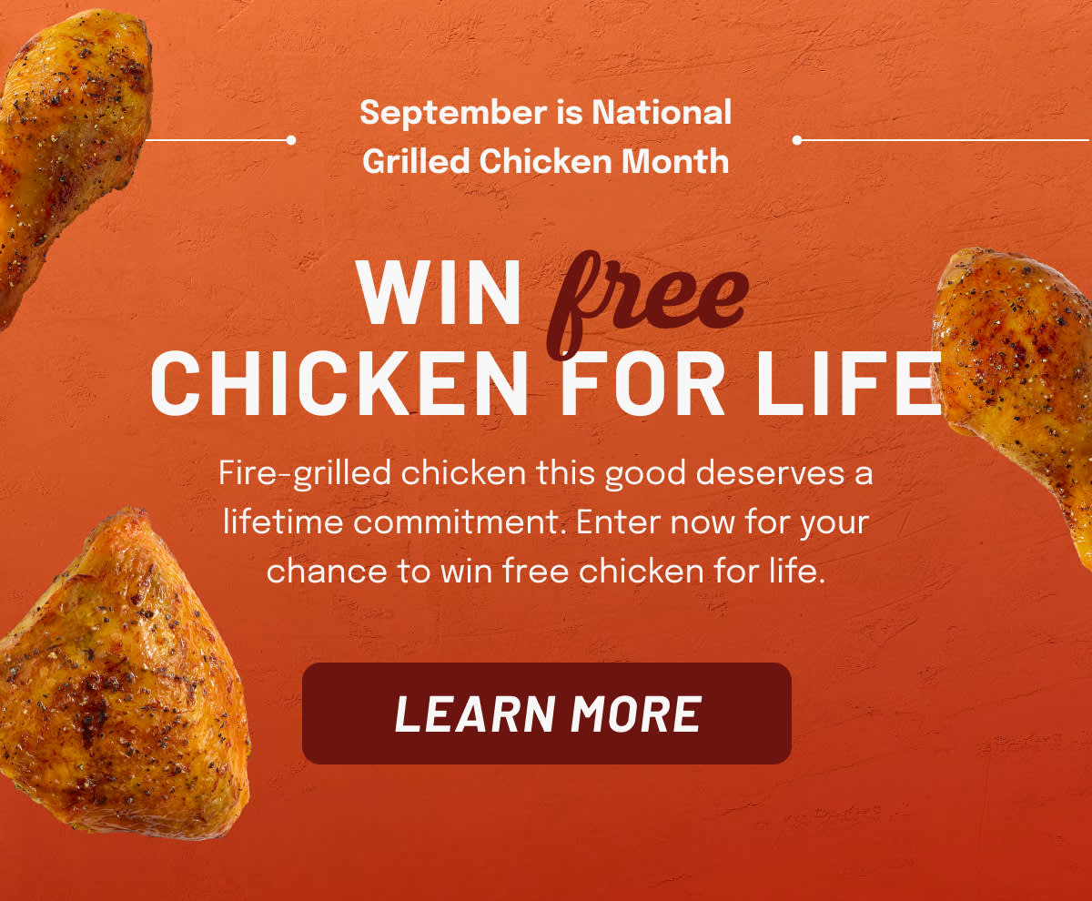 Win free chicken for life!