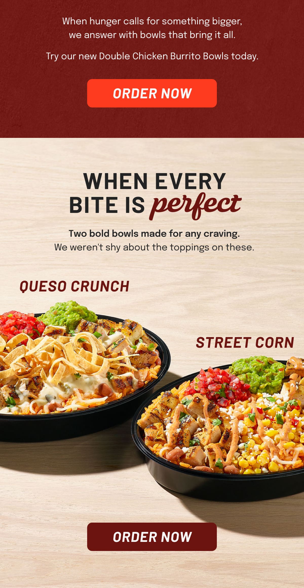 QUESO CRUNCH and STREET CORN - Order Now