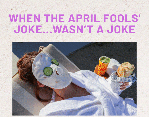 When the April Fools joke wasn't a joke