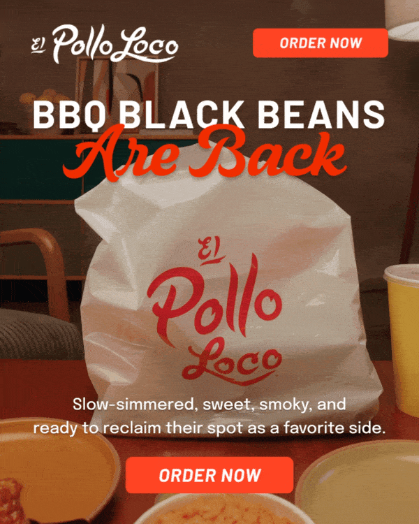 El PolloLoco BBQ Black Beans