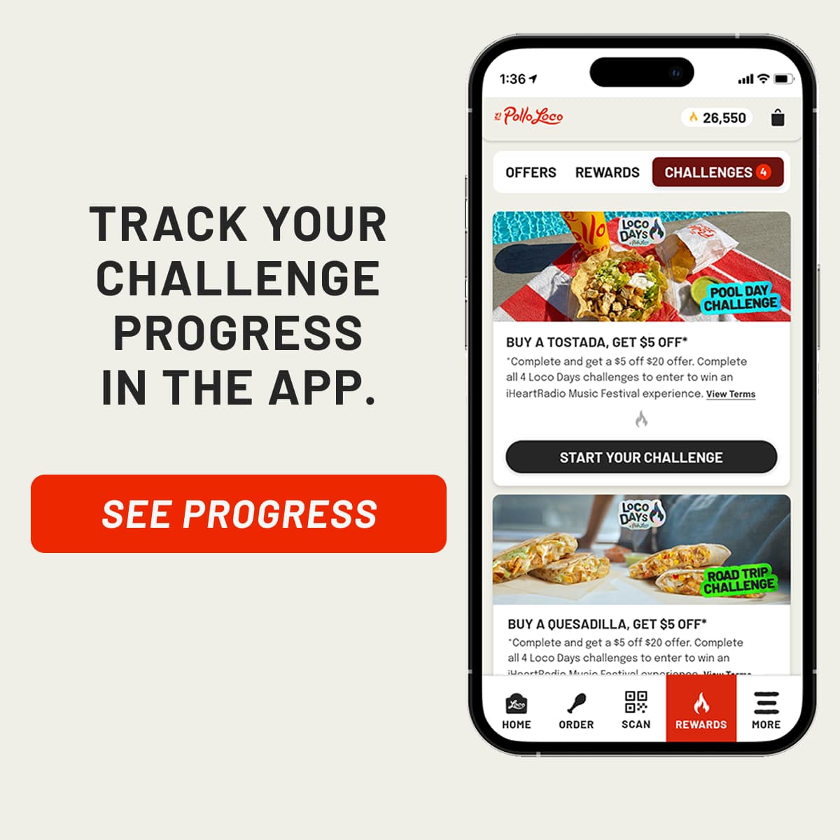 El PolloLoco - Challenges progress