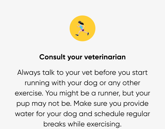 Consult your veterinarian