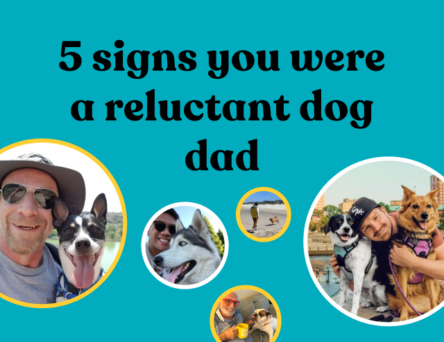 5 signs you were a reluctant dog dad