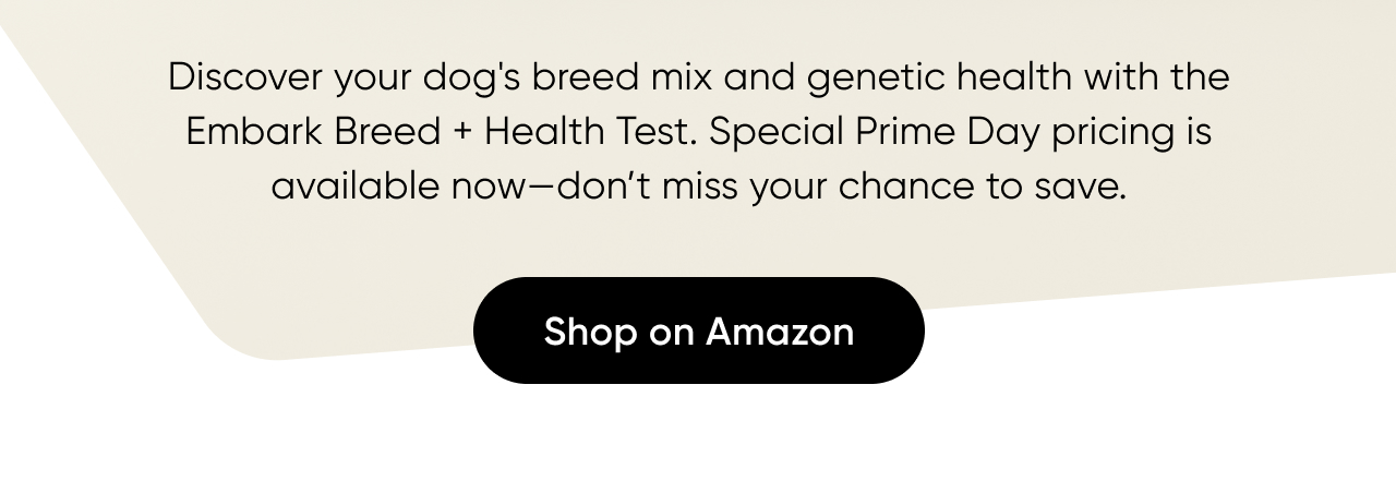 Shop our Prime Day deal on our Breed + Health Test