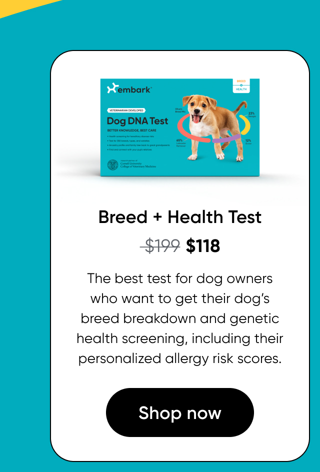Shop Breed + Health Test