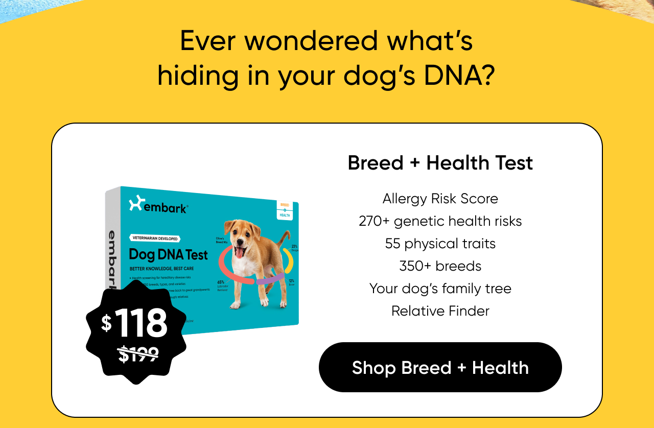Shop Breed + Health Test