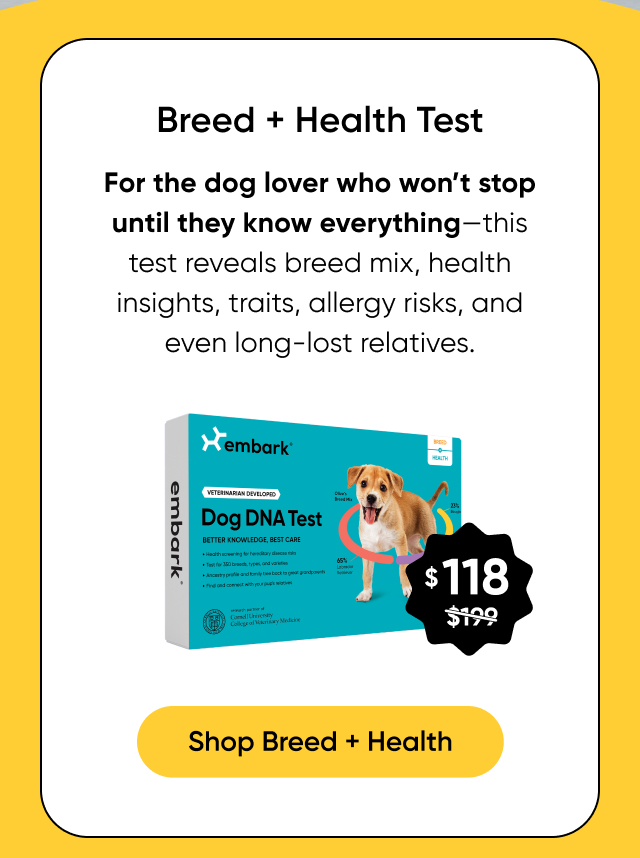 Shop Breed + Health Test