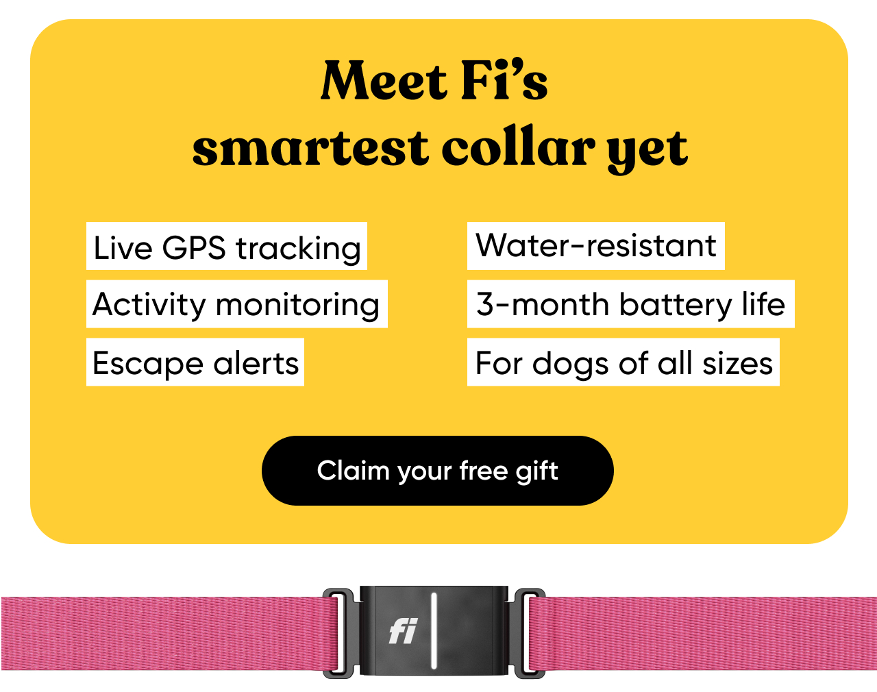 Meet Fi's smartest collar yet