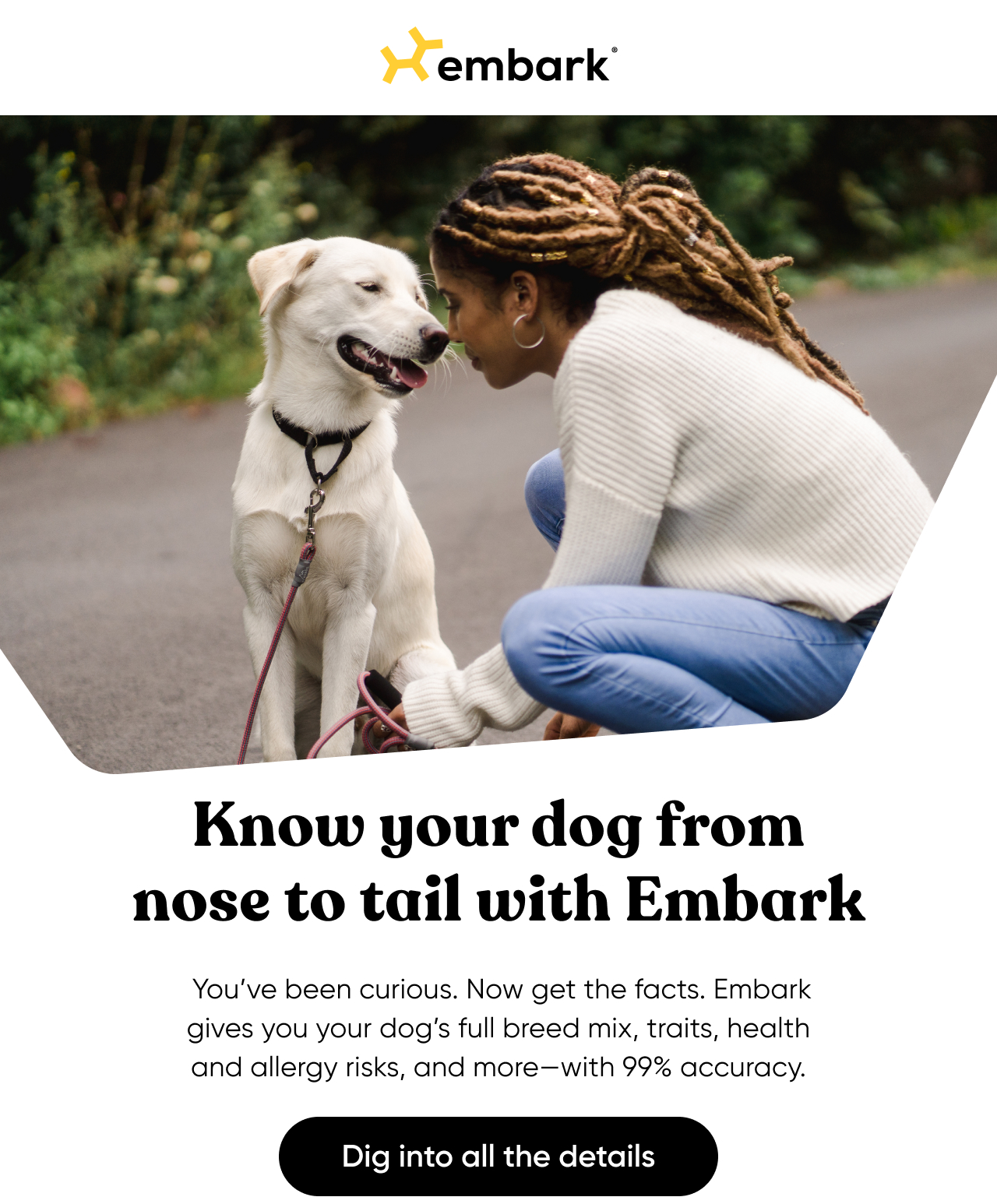 Dig into their genetic details with a Dog DNA Test
