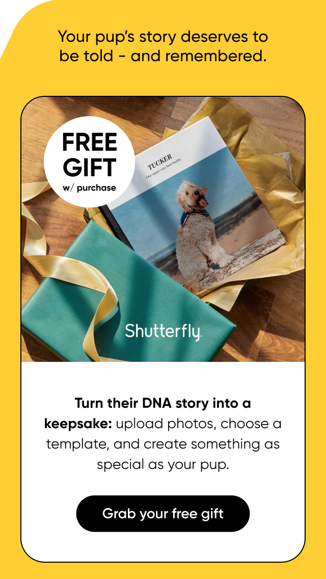Grab your free gift because your pup's story deserves to be told and remembered.
