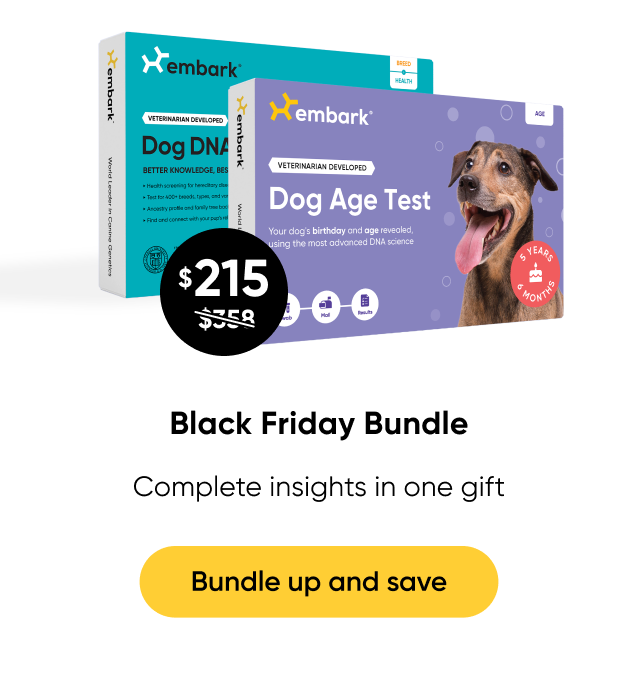 Bundle up and save. Shop Breed + Health and Age Test Bundle