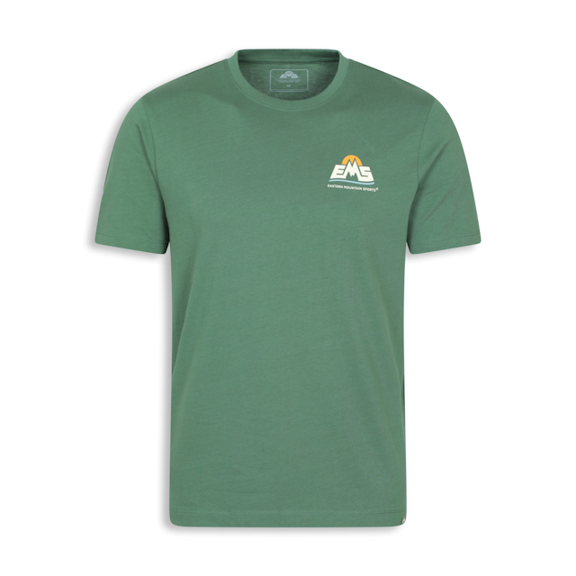 EMS Mens Graphic Tee - GREEN / L