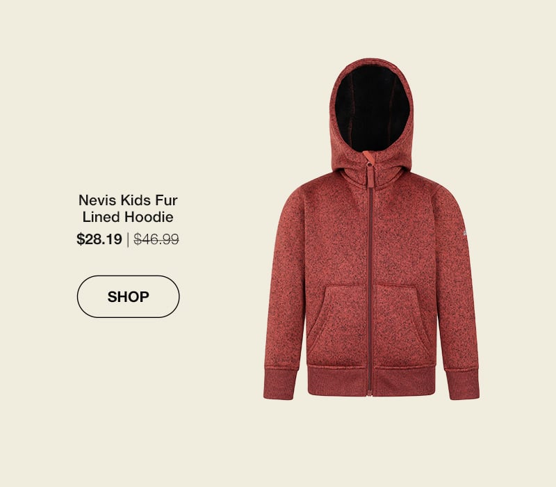 EMS Nevis Kids Fur Lined Hoodie