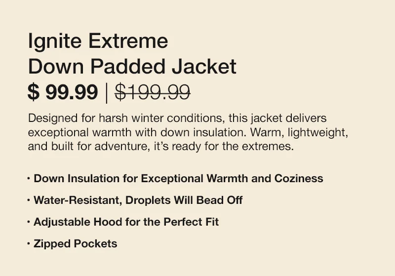 EMS Ignite Women’s Extreme Down Padded Jacket