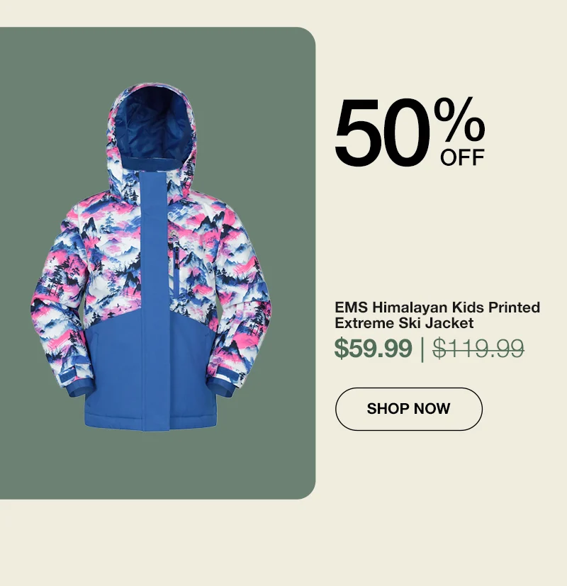 EMS Himalayan Kids Printed Extreme Ski Jacket