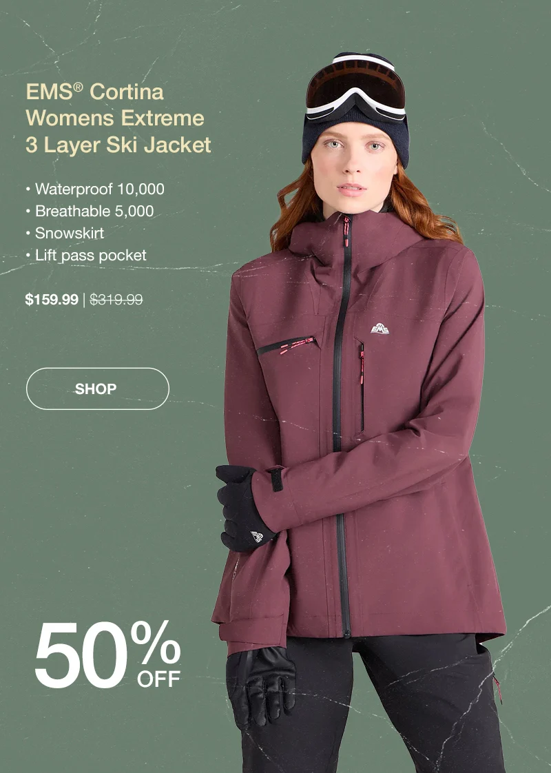 EMS Cortina Womens Extreme 3 Layer Ski Jacket