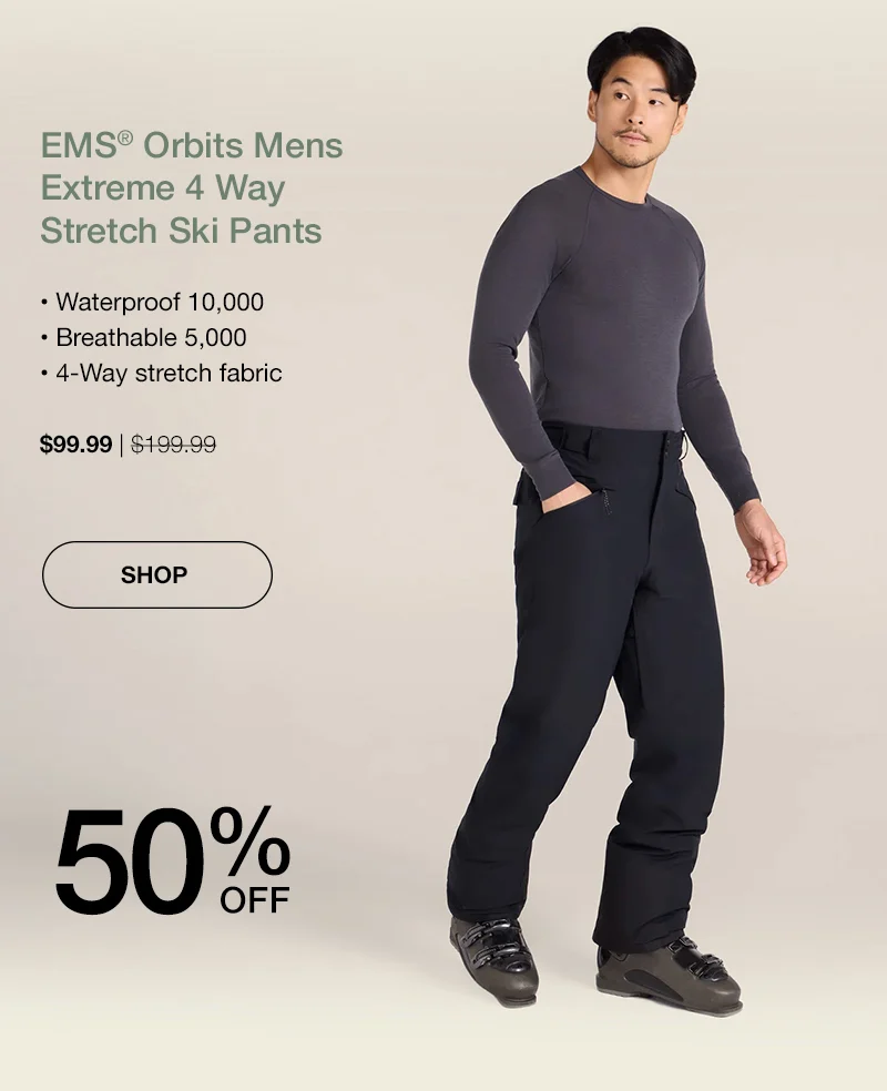EMS Orbit II Mens Extreme 4 Way Stretch Ski Pants