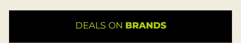 Deals on brands