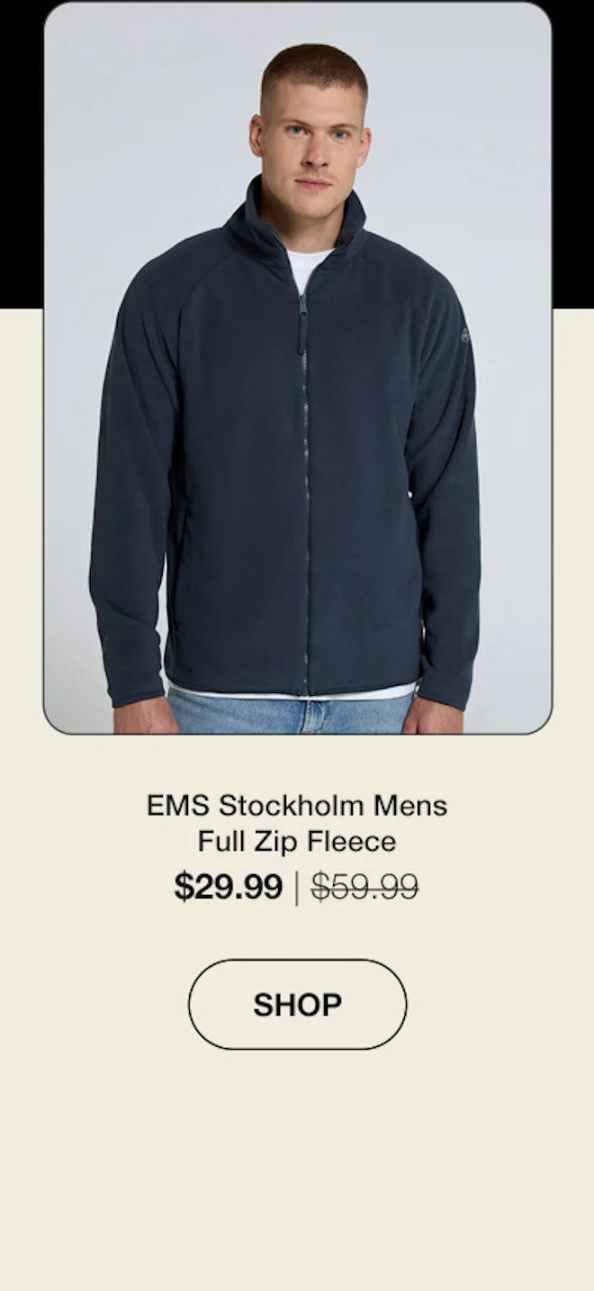 EMS Stockholm Mens Full Zip Fleece