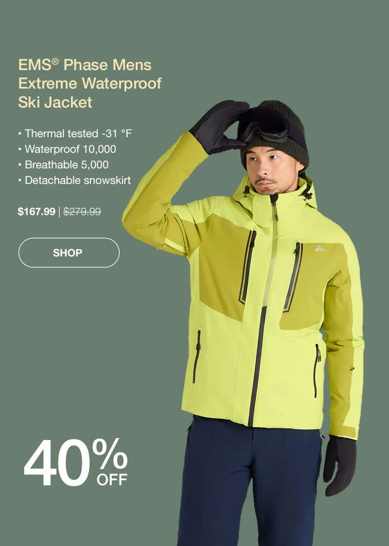 EMS Phase Mens Extreme Waterproof Ski Jacket