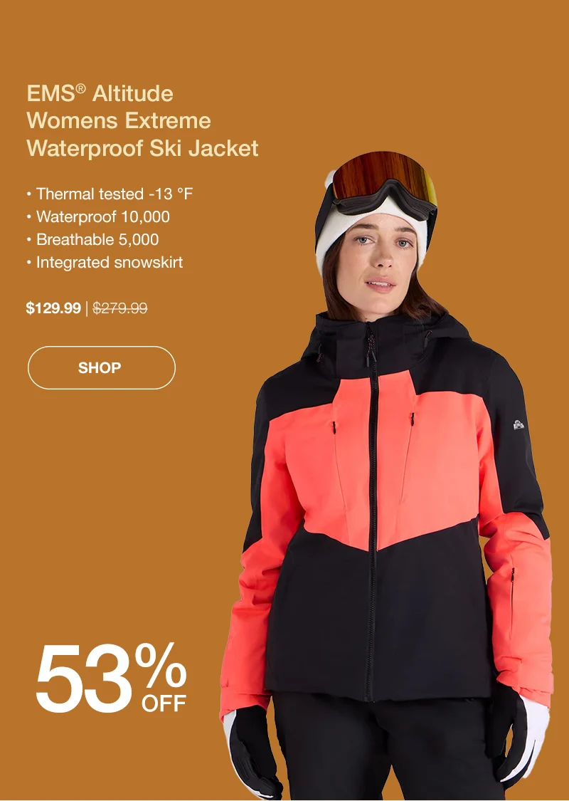 EMS Altitude Womens Extreme Waterproof Ski Jacket