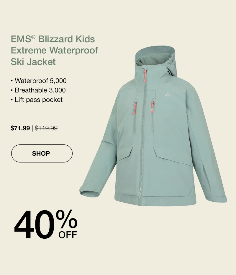 EMS Blizzard Kids Extreme Waterproof Ski Jacket
