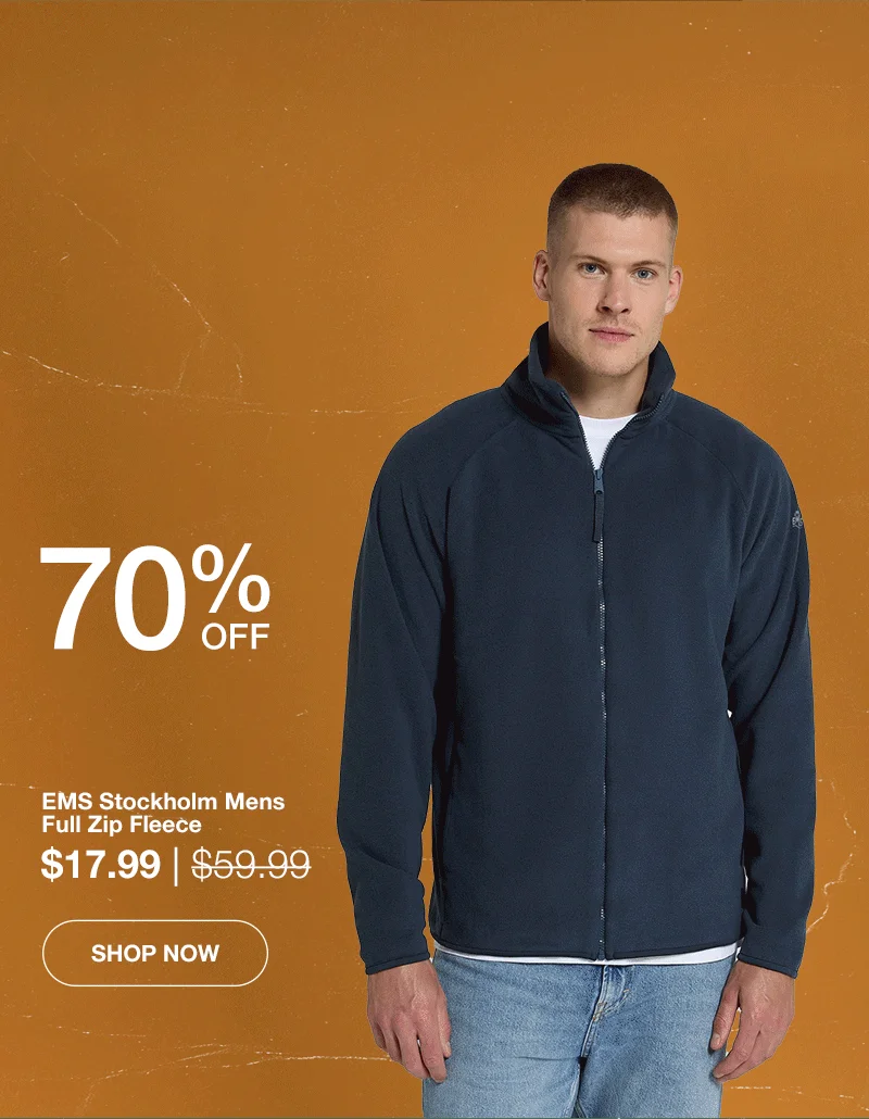 EMS Stockholm Mens Full Zip Fleece
