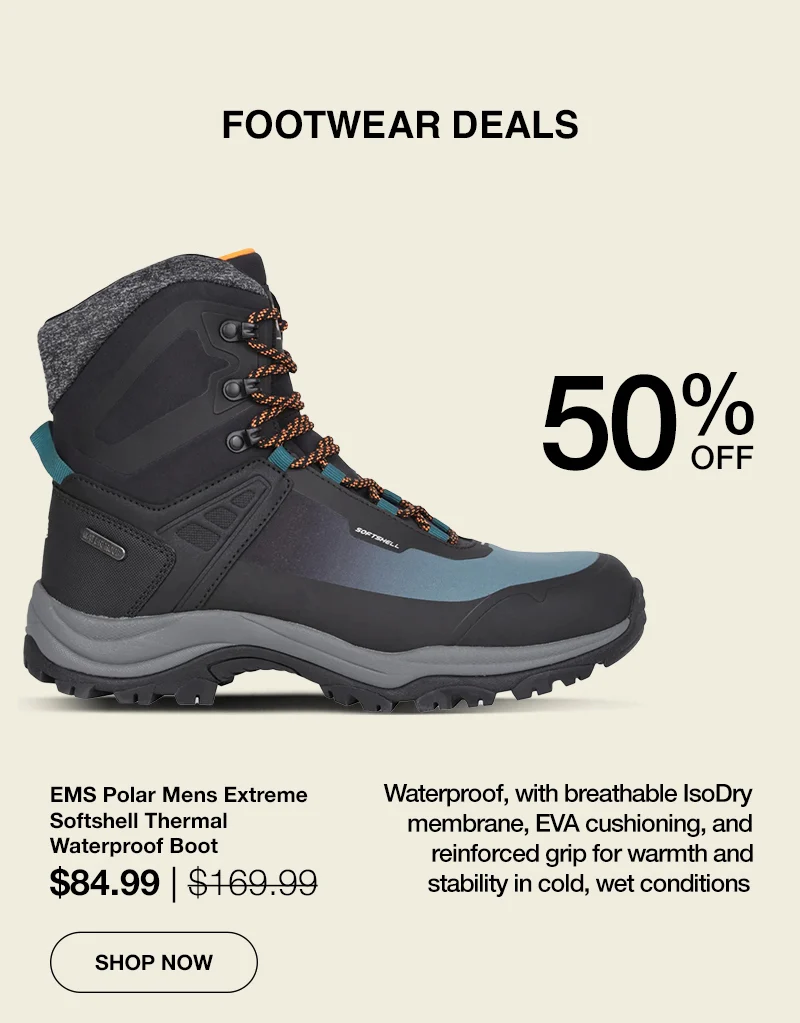 EMS Polar Mens Extreme Softshell Thermal Waterproof Boot