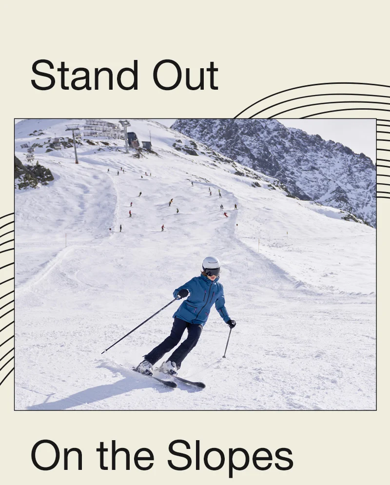 Stand out on the slopes - Shop Skiwear