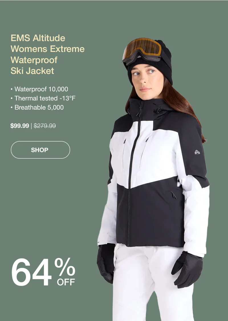 EMS Altitude womens extreme waterproof ski jacket