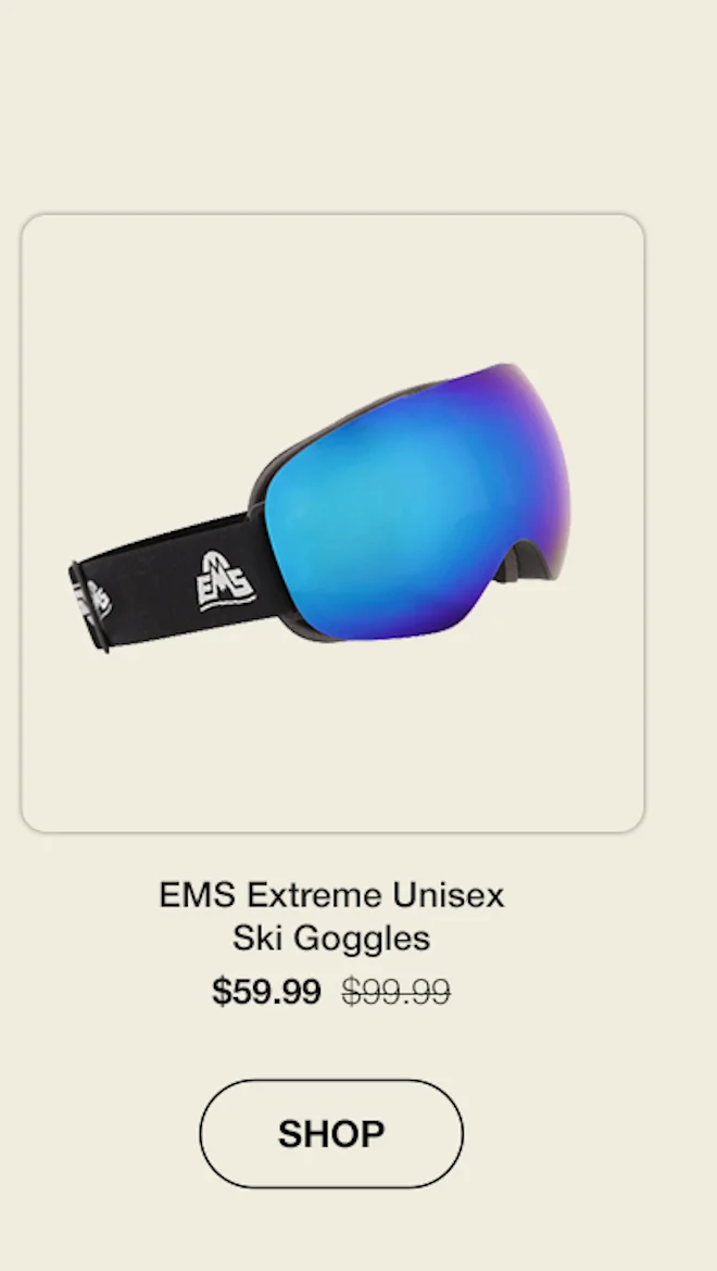 EMS Extreme unisex ski goggles