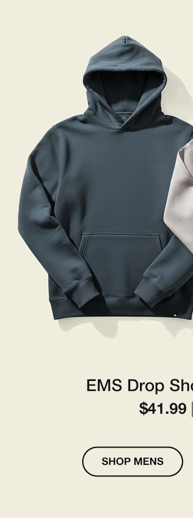 EMS Icon Mens Drop Shoulder Hoodie